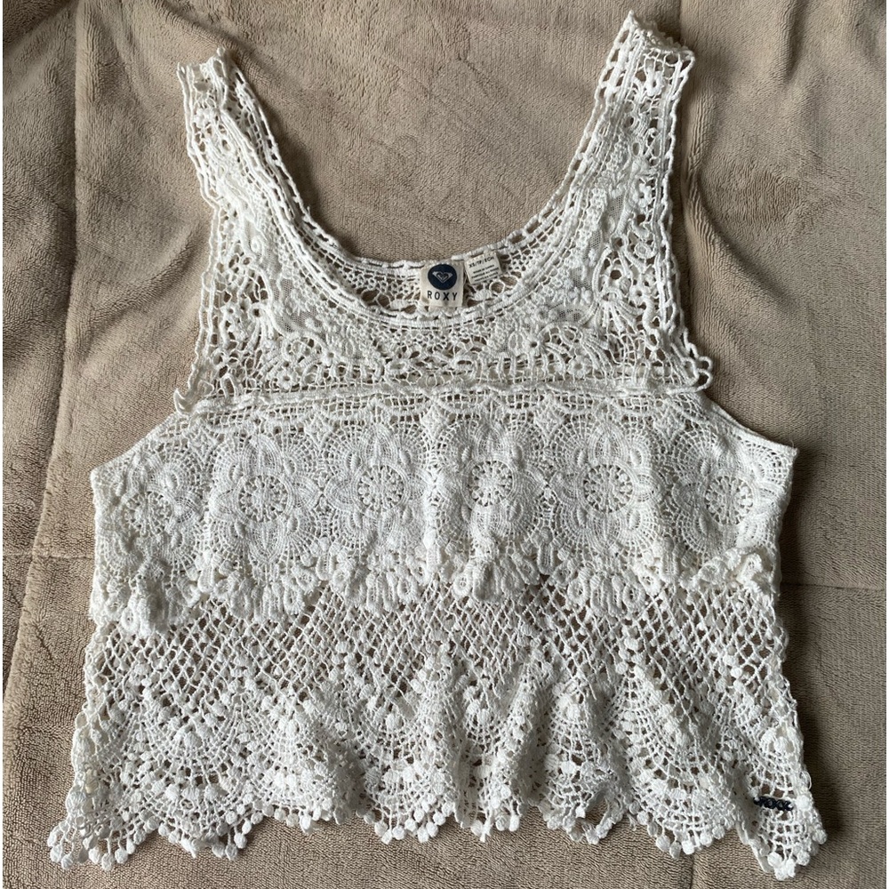 Roxy crocheted, tank top size extra small